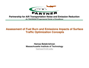 Partnership for AiR Transportation Noise and Emission Reduction   Hamsa Balakrishnan