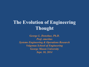The Evolution of Engineering Thought