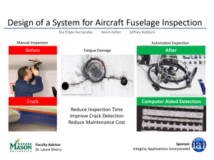 Design of a System for Aircraft Fuselage Inspection Reduce Inspection Time