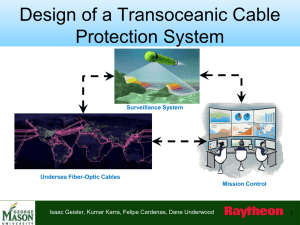 Design of a Transoceanic Cable Protection System  1