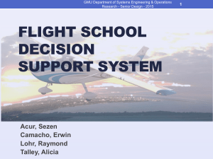 FLIGHT SCHOOL DECISION SUPPORT SYSTEM Acur, Sezen