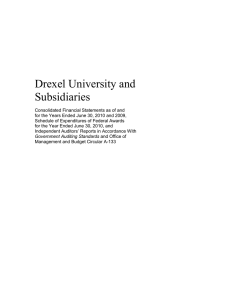 Drexel University and Subsidiaries