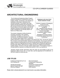ARCHITECTURAL ENGINEERING CO-OP &amp; CAREER GUIDES