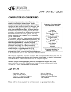 COMPUTER ENGINEERING CO-OP &amp; CAREER GUIDES