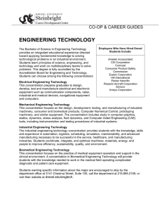 ENGINEERING TECHNOLOGY CO-OP &amp; CAREER GUIDES