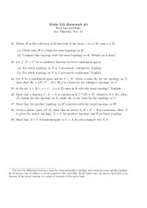 Maths 212, Homework #4 First four problems: due Thursday, Nov. 17 B