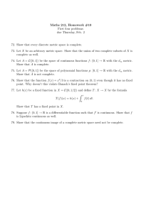 Maths 212, Homework #10 First four problems: due Thursday, Feb. 2
