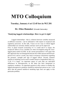 MTO Colloquium Tuesday, January 6 at 12:45 hrs in WZ 201