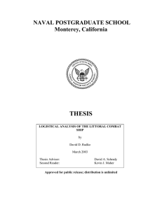 THESIS NAVAL POSTGRADUATE SCHOOL Monterey, California