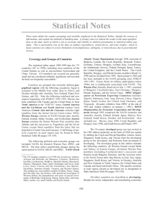 Statistical Notes
