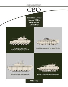CBO The Army’s Ground Combat Vehicle Program and