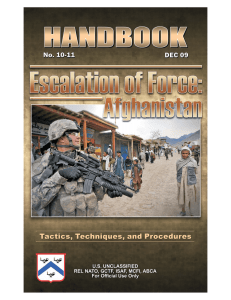 HANDBOOK DEC 09 No. 10-11 Tactics, Techniques, and Procedures