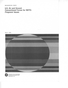 U.S. Air and Ground Conventional Forces for NATO: Firepower Issues BACKGROUND PAPER