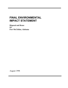 FINAL ENVIRONMENTAL IMPACT STATEMENT August 1998 Disposal and Reuse