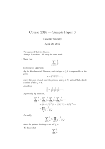 Course 2316 — Sample Paper 3 Timothy Murphy April 20, 2015