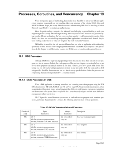 Processes, Coroutines, and Concurrency Chapter 19