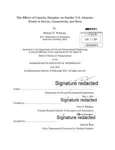 The  Effects  of  Capacity  Discipline ... Trends  in  Service,  Connectivity,  and ...