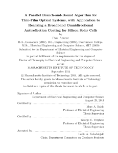 A Parallel Branch-and-Bound Algorithm for Thin-Film Optical Systems, with Application to