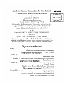 Analytic  Chance  Constraints for  the  Robust