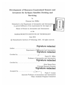 Development  of  Resource-Constrained  Sensors  and Servicing