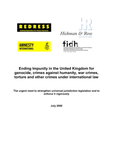 Ending Impunity in the United Kingdom for