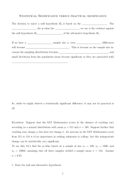 AP STATS: WARM UP