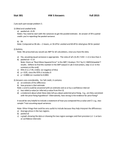 Stat 301  HW 3 Answers Fall 2015