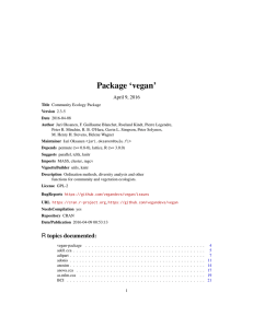Package ‘vegan’ April 9, 2016
