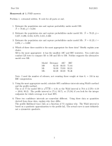 Stat 534 Fall 2015 Homework # 1, PMD answers