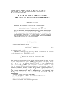 2001(2001), No. 02, pp. 1–7. Electronic Journal of Differential Equations, Vol.