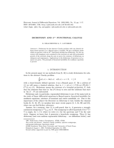 Electronic Journal of Differential Equations, Vol. 1995(1995), No. 13, pp.... ISSN: 1072-6691, URL:  (147.26.103.110)