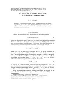 Electronic Journal of Differential Equations, Vol. 1997(1997), No. 17, pp.... ISSN: 1072-6691. URL:  or