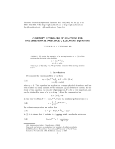 Electronic Journal of Differential Equations, Vol. 1999(1999), No. 01, pp.... ISSN: 1072-6691. URL:  or
