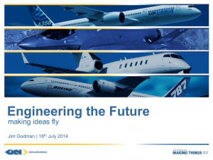 Engineering the Future making ideas fly Jim Godman | 18 July 2014