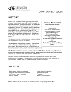 HISTORY CO-OP &amp; CAREER GUIDES