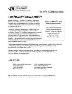 HOSPITALITY MANAGEMENT CO-OP &amp; CAREER GUIDES