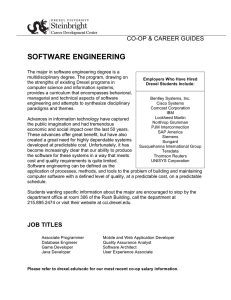 SOFTWARE ENGINEERING CO-OP &amp; CAREER GUIDES