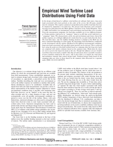 Empirical Wind Turbine Load Distributions Using Field Data