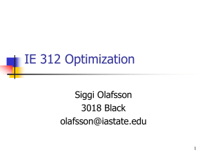 IE 312 Optimization Siggi Olafsson 3018 Black