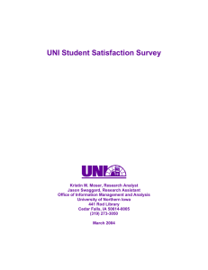 UNI Student Satisfaction Survey