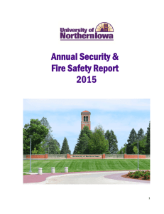 Annual Security &amp; Fire Safety Report 2015