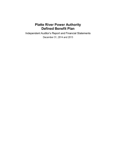 Platte River Power Authority Defined Benefit Plan