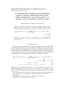 1999(1999), No. 23, pp. 1–25. Electronic Journal of Differential Equations, Vol.