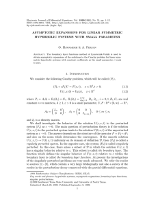 1999(1999), No. 31, pp. 1–12. Electronic Journal of Differential Equations, Vol.