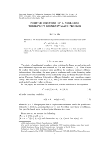 1998(1998), No. 34, pp. 1–8. Electronic Journal of Differential Equations, Vol.