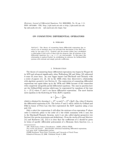 Electronic Journal of Differential Equations, Vol. 2000(2000), No. 19, pp.... ISSN: 1072-6691. URL:  or