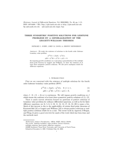Electronic Journal of Differential Equations, Vol. 2000(2000), No. 40, pp.... ISSN: 1072-6691. URL:  or