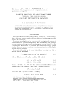 2000(2000), No. 49, pp. 1–9. Electronic Journal of Differential Equations, Vol.