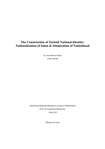 The Construction of Turkish National Identity: