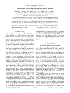 Supermetallic conductivity in bromine-intercalated graphite * S. Tongay, J. Hwang,